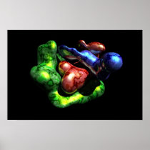 "Blobs Creation" Poster