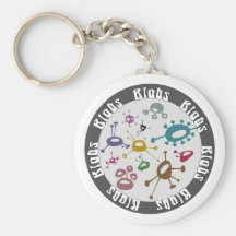 Blobs Keychain