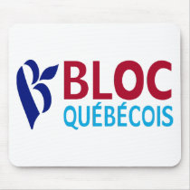 Bloc Quebecois mousepads by quatrosales Bloc Quebecois mousepads