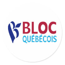 Bloc Quebecois Round Stickers