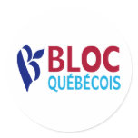 Bloc Quebecois Round Stickers