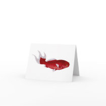 Bloch Goldfish card by Lisachromis Bloch Goldfish card