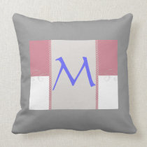 Block Initial Pillow pillows