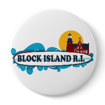 Block Island. Pinback Button