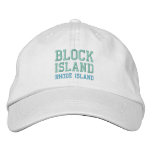 BLOCK ISLAND cap Embroidered Baseball Cap