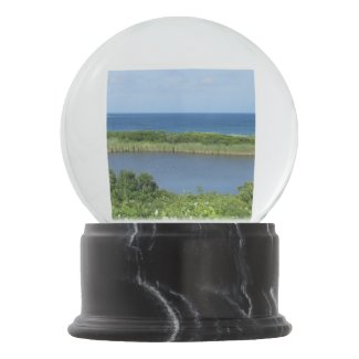 Block Island Pond 1 Snow Globes