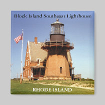 Block Island Southeast Lighthouse, RI Magnet magnets