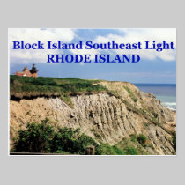 Block Island Southeast Lighthouse, RI Postcard postcards