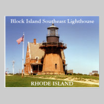 Block Island Southeast Lighthouse, RI Postcard postcards