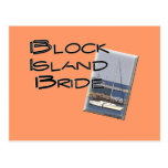 Block Island Weddings, Bride Post Card