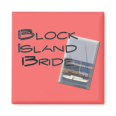 Block Island Weddings, Bride Refrigerator Magnets