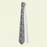 Block Letter "L" Woodcut Woodblock Inital ties