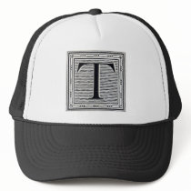 Block Letter "T" Woodcut Woodblock Inital hats by ZephyrusBooks Block Letter "T" Woodcut Woodblock Inital hats