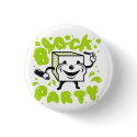 Block Party Button, Green
