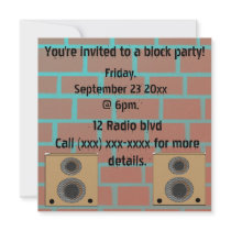 Block party Invitation