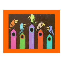 block party postcard