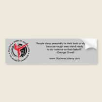 Blocker Academy of Martial Arts bumper stickers