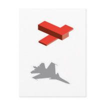 Blocks Airplane Post Cards
