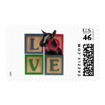 BLOCKS LOVE GOAT POSTAGE STAMPS