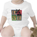 BLOCKS LOVE GOAT t-shirts