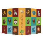 Blocks of Animals Binder