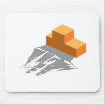 Blocks Pirate Ship Mouse Pad