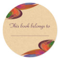 Bloemen Bookplate sticker