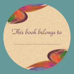 Bloemen Bookplate stickers