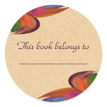 Bloemen Bookplate stickers