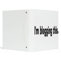 blog 3 ring binder