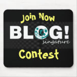 Blog contest mousepad