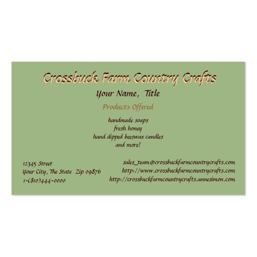 blog- Crossbuck Farm Business Card (back side)