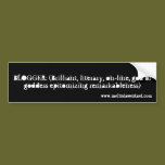 Blogger Bumper Sticker (Black) bumper stickers