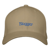 blogger baseball cap