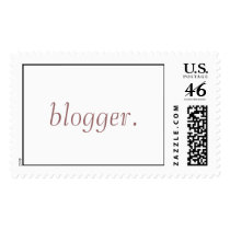 blogger. postage
