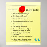 Blogger Quotes Poster