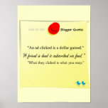 Blogger Quotes Posters
