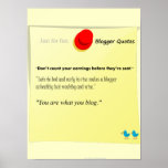 Blogger Quotes Poster