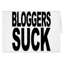Bloggers Suck cards