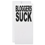 Bloggers Suck Rack Card Template