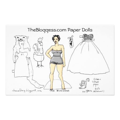 Bloggess paper-dolls (by fattieart) stationery