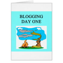 BLOGGING JOKE FOR BLOGGERS cards