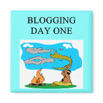 BLOGGING JOKE FOR BLOGGERS magnets by jimhartley BLOGGING JOKE FOR BLOGGERS magnets
