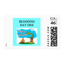 BLOGGING JOKE FOR BLOGGERS postage