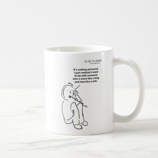 Blogs vs. Wikis Coffee Mugs