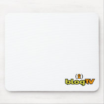 BlogTV Mouse Pad (White) mousepads