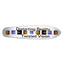 bloked board skate deck