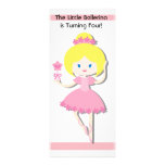 Blond Ballerina Custom Birthday Invitation