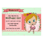 Blond Ballet or Dance Party Personalized Invite