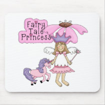 Blond Fairy Tale Princess Mouse Pads